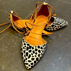 Halogen lace up flats